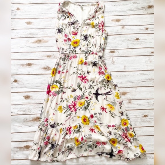 old navy white floral dress